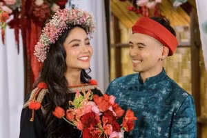 Không gian lễ cưới ngập sắc hoa của Hoa hậu H'Hen Niê cùng bạn trai