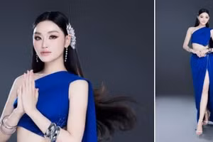 Hoa hậu Yến Nhi mang 20 vali hành lý tới Miss Grand International 2025