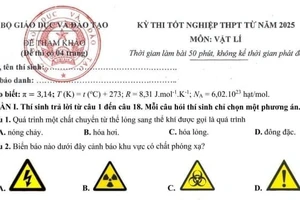 Gợi ý đáp án môn Vật lý Kỳ thi tốt nghiệp THPT 2025