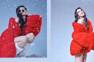 Tiểu Vy, Đỗ Thị Hà cùng loạt sao Việt lên đồ xinh đẹp mừng ngày Giáng sinh