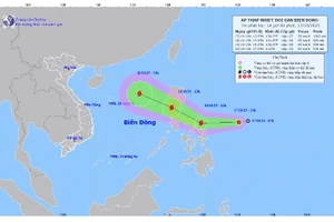 Xuất hiện áp thấp nhiệt đới mới có khả năng mạnh lên thành bão