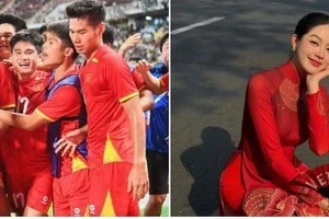 Thanh Thủy cùng dàn hoa hậu đồng loạt chúc mừng Việt Nam vô địch Sea Games 33 