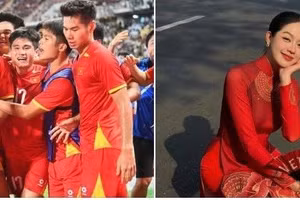 Thanh Thủy cùng dàn hoa hậu đồng loạt chúc mừng Việt Nam vô địch Sea Games 33 