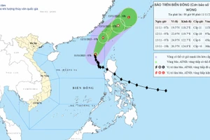 Bão Fung-wong chuẩn bị suy yếu thành áp thấp nhiệt đới