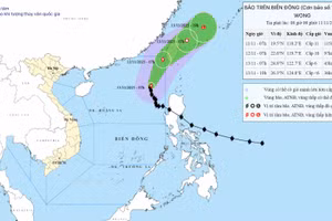 Bão Fung-wong chuẩn bị suy yếu thành áp thấp nhiệt đới