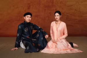 Hoa hậu Đỗ Hà gây sốt với bộ ảnh cưới mang phong cách thời 'ông bà anh'