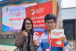 Học sinh trường Trần Hưng Đạo say mê phương pháp tiếng Anh tư duy Linearthinking