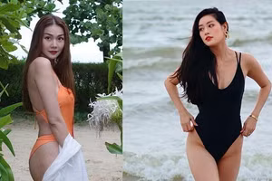 Siêu mẫu Thanh Hằng, Hoa hậu Khánh Vân cùng dàn người đẹp đọ dáng bikini cực 'cháy'