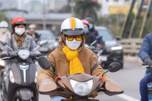 Không khí lạnh khiến miền Bắc rét đậm.