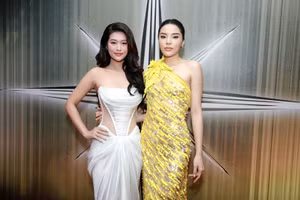 Hoa hậu Kỳ Duyên, Thiên Ân 'dính nhau như sam'