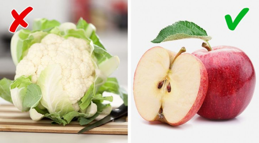 8 loại thực phẩm giúp cơ thể tỏa hương hấp dẫn ảnh 3 Từng có nghiên cứu cho thấy, táo giúp làm trắng răng đồng thời giúp bạn giải quyết hơi thở có mùi hôi. Tuy nhiên, súp lơ có chứa choline, một chất dinh dưỡng giống như vitamin B có thể gây ra mùi hôi cơ thể.