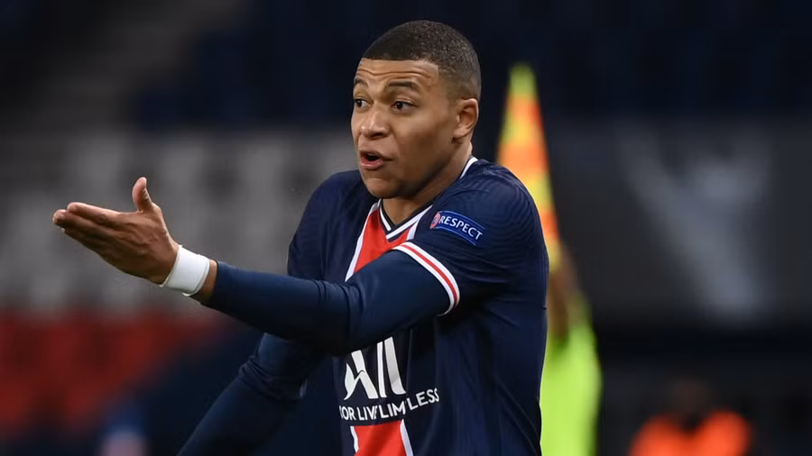 2. Kylian Mbappé (Paris Saint Germain) 8 bàn thắng, 3 kiến tạo.