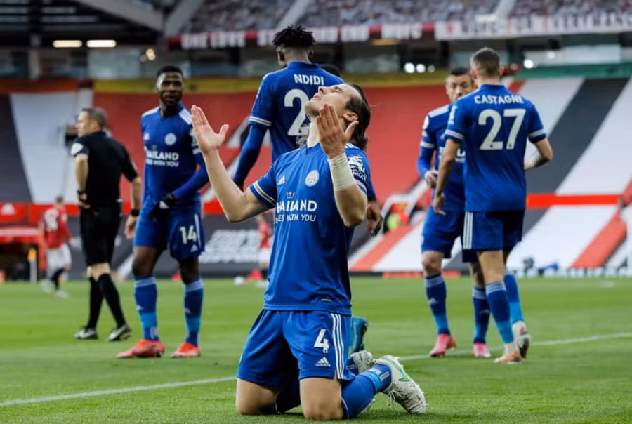 Leicester gia tăng khoảng cách với các đối thủ trong cuộc đua top 4. (Ảnh: Getty)