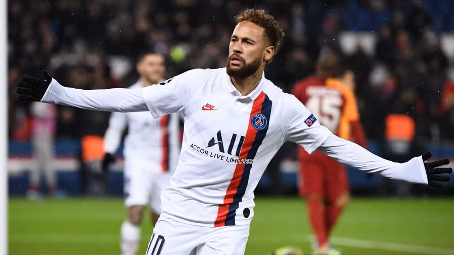 3. Neymar (Paris Saint Germain) 6 bàn thắng, 2 kiến tạo.