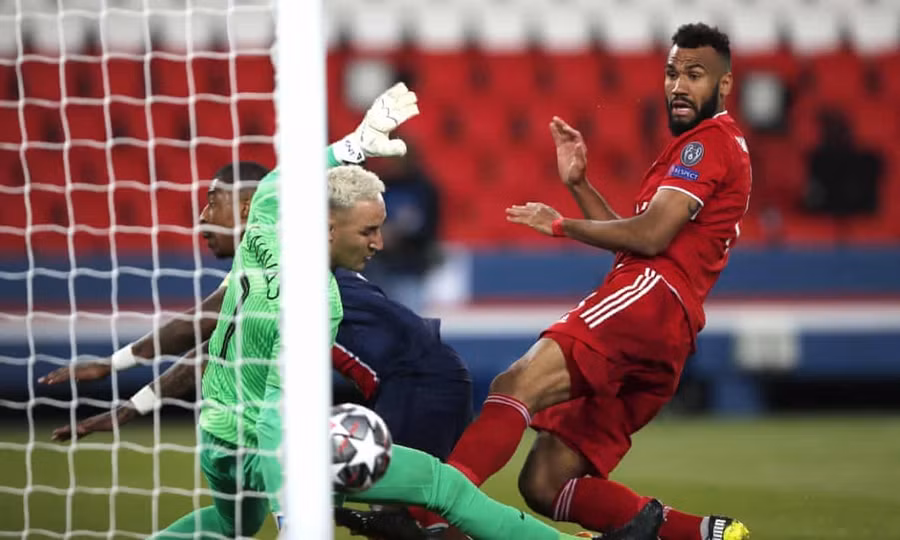 Choupo-Moting xé lưới đội bóng cũ. (Ảnh: Getty)