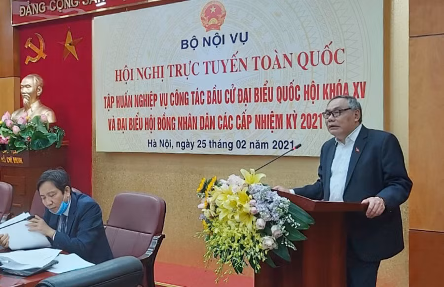 Ông Đặng Cao Đức- Phó Vụ trưởng vụ 5, Ban Tổ chức Trung ương.&nbsp;