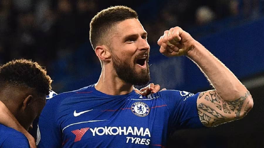 6. Olivier Giroud (Chelsea) 6 bàn thắng, 0 kiến tạo.