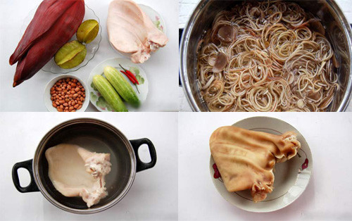  Cách làm món nộm hoa chuối tai heo giòn ngon, không bị thâm 