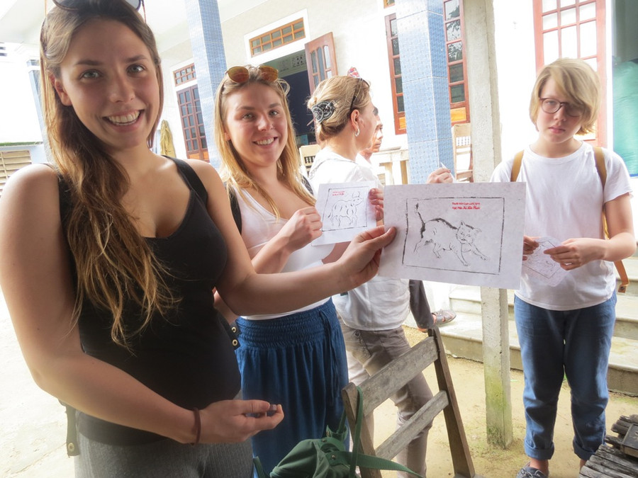  Độc đáo tranh dân gian làng Sình xứ Huế ảnh 12