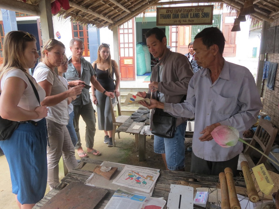  Độc đáo tranh dân gian làng Sình xứ Huế ảnh 11