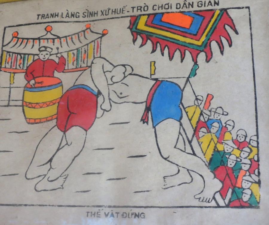  Độc đáo tranh dân gian làng Sình xứ Huế ảnh 4