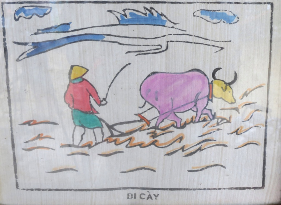  Độc đáo tranh dân gian làng Sình xứ Huế ảnh 5