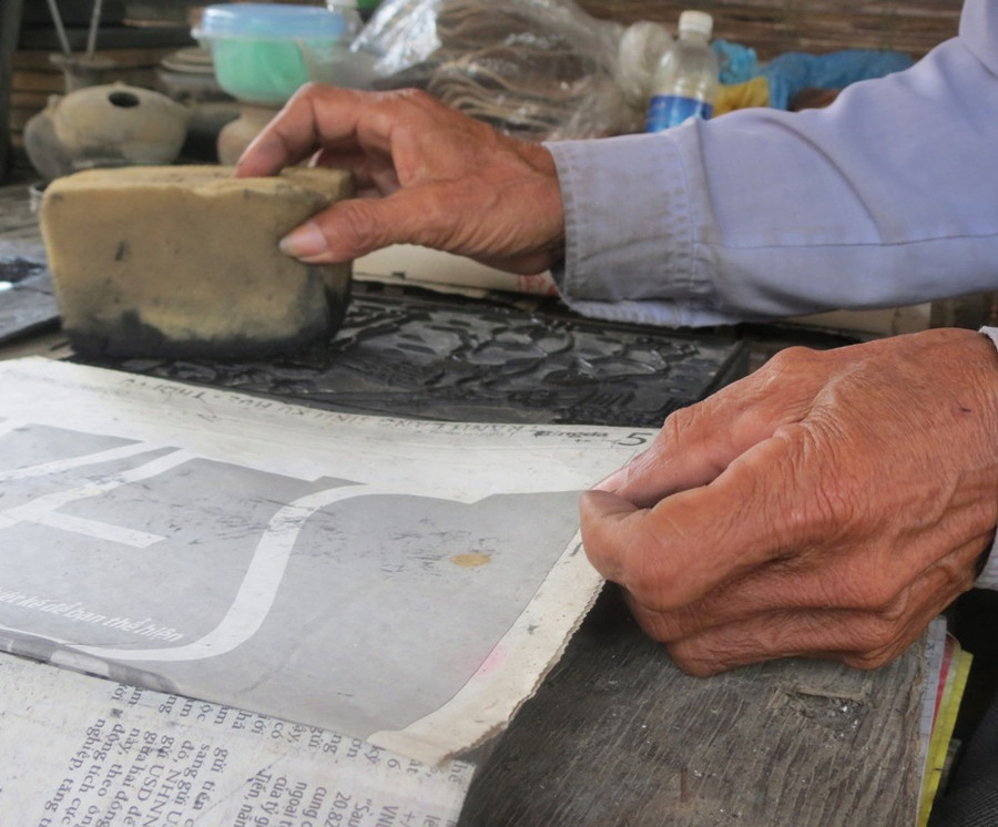  Độc đáo tranh dân gian làng Sình xứ Huế ảnh 8