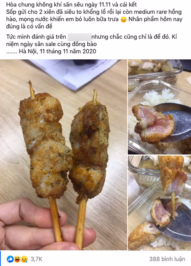 Tai nạn khi săn sale của một cô gái trẻ.