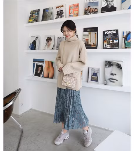 Cách mix đồ này là dành cho những cô nàng thích phong cách vintage 