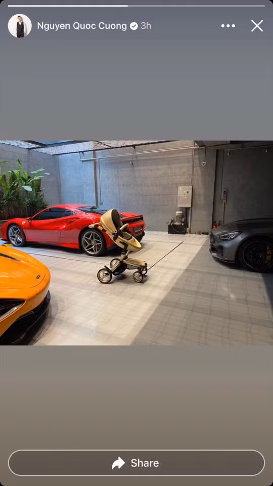 Khoảnh khắc cực đáng yêu của Cường Đô la và con gái mới chào đời ảnh 2