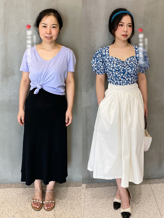 Cũng là diện chân váy cùng áo, nhưng các nàng nên chọn những items trẻ trung thay vì cứ gò bó mãi với áo phông như áo blouse họa tiết thêm tay bồng chẳng hạn. Empty