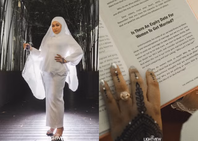 Shasha quyết định thực hiện bộ ảnh cưới một mình ngay cả khi không có chú rể