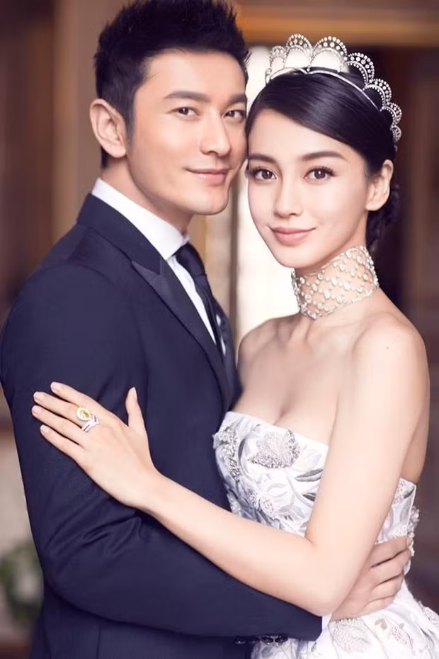 Tấm ảnh gốc nổi tiếng của Huỳnh Hiểu Minh và Angelababy.