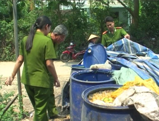 Hơn 2 tấn măng các loại vừa được Đội Cảnh sát phòng chống tội phạm về môi trường Công an TP. Huế phát hiện và tạm giữ