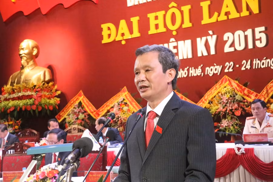  Ông Lê Trường Lưu giữ chức Bí thư Tỉnh ủy Thừa Thiên-Huế nhiệm kỳ 2015-2020