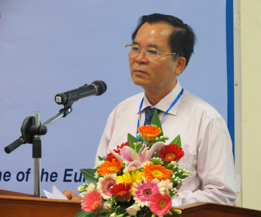 PGS.TS Nguyễn Văn Toàn - Giám đốc ĐH Huế - phát biểu chào mừng tại hội thảo