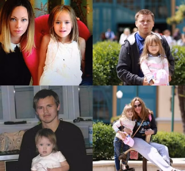 Christina có bố là cầu thủ bóng đá, mẹ là người mẫu, đó là lý do tại sao bé lại vừa cao vừa xinh đẹp.