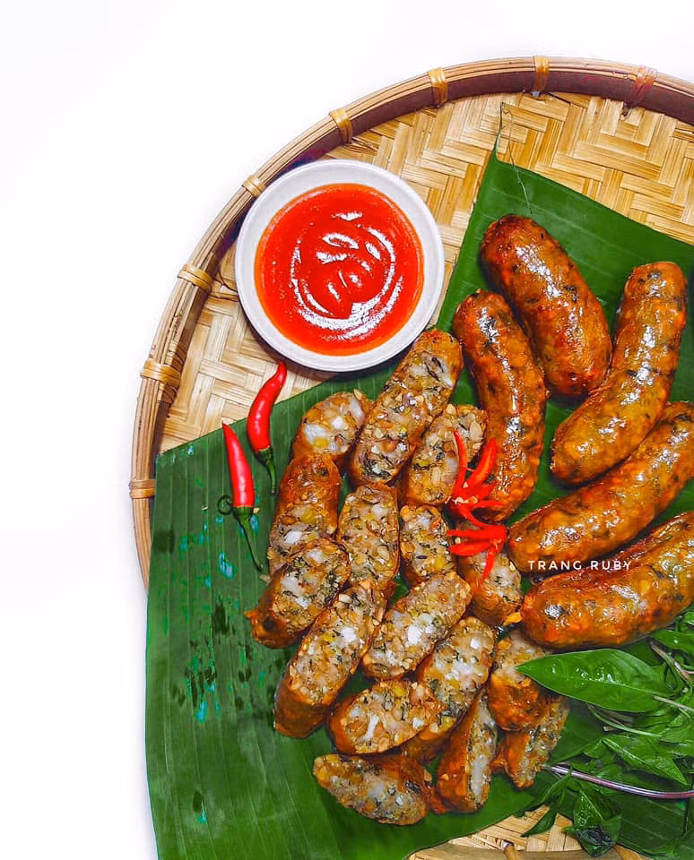 Cách làm món dồi sụn nướng ngon tê lưỡi của gái đảm Hà Nội ảnh 4