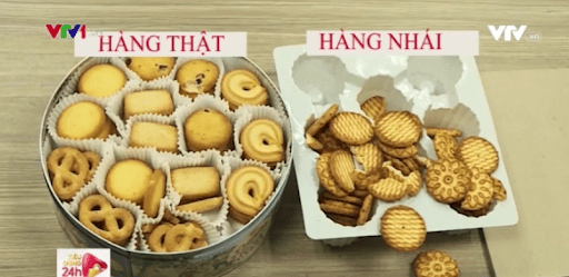 Mẹo phân biệt bánh kẹo thật, giả trong ngày Tết