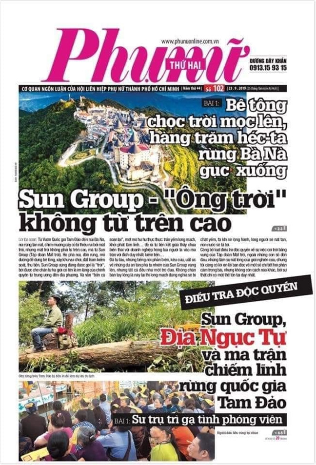 Báo Phụ nữ TP. Hồ Chí Minh bị tước quyền sử dụng giấy phép hoạt động báo điện tử trong 1 tháng ảnh 1 Báo Phụ nữ TP. Hồ Chí Minh bị tước quyền sử dụng giấy phép hoạt động báo điện tử trong 1 tháng ảnh 1