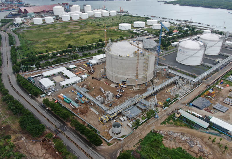 Kho LNG Thị Vải sức chứa 1 triệu tấn Kho LNG Thị Vải sức chứa 1 triệu tấn