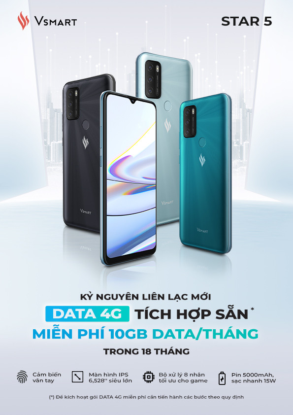 Vingroup ra mắt Vsmart Star 5 - Điện thoại kèm DATA 4G miễn phí tiên phong tại Việt Nam ảnh 2 Hình 5