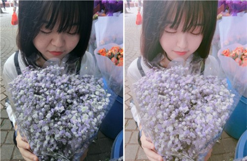Gương mặt bầu bĩnh của cô gái bỗng dưng biến mất khó tin. Gương mặt bầu bĩnh của cô gái bỗng dưng biến mất khó tin.