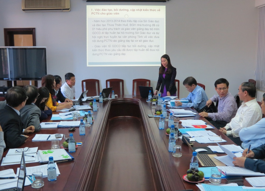 Cô Nguyễn Thị Hoa Phượng, GV bộ môn GDCD trường Hai Bà Trưng chia sẻ kinh nghiệm