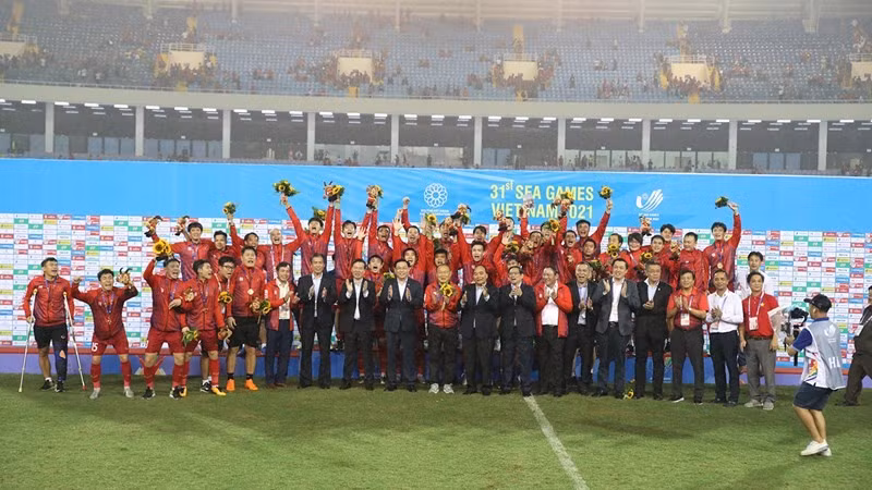U23 Việt Nam từng 2 lần đoạt Huy chương vàng SEA Games, nhưng ở kỳ Đại hội gần nhất chỉ có được tấm huy chương Đồng. viet-nam-vo-dich.jpg