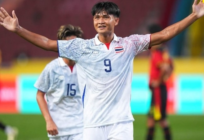 Trong trận đấu với U22 Đông Timor, Yotsakorn Burapha đã xuất sắc ghi 3 bàn thắng giúp đội chủ nhà U22 Thái Lan giành chiến thắng với tỉ số 6-1. img-bfe2ccc5-2143.jpg