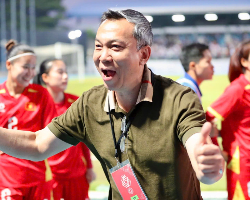 Chủ tịch VFF Trần Quốc Tuấn cũng nhắc đội tuyển nữ tiếp tục tập trung cho trận bán kết sắp tới. img-0180.jpg