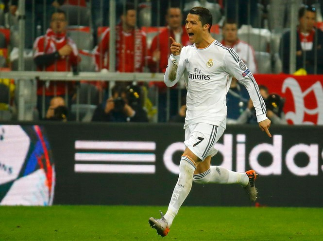 Trong sự nghiệp của mình, Ronaldo đã có tới 183 trận ra sân ở UEFA Champions League, một kỷ lục của giải đấu này. 2014-04-29t204630z-861491849-lr1ea4t1lp73n-rtrmadp-3-soccer-champions.jpg