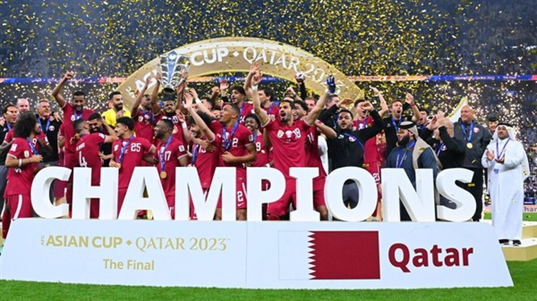 Đương kim vô địch AFC Asian Cup là đội tuyển Qatar. Họ bảo vệ được ngôi vô địch sau khi thắng Jordan 3-1 ở chung kết Asian Cup 2023. 170042vd-170761964633185079591.jpg