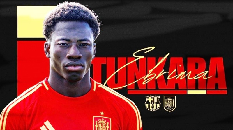 Đầu tháng 10/2025, Tunkara trở thành cầu thủ trẻ nhất lập cú đúp cho đội U17 Tây Ban Nha trong chiến thắng trước Andorra, xô đổ kỷ lục từng được thiết lập bởi Lamine Yamal. width1200height675q75fitcover-76-68f9aa2cb02e9-6922c7d2d5631.jpg